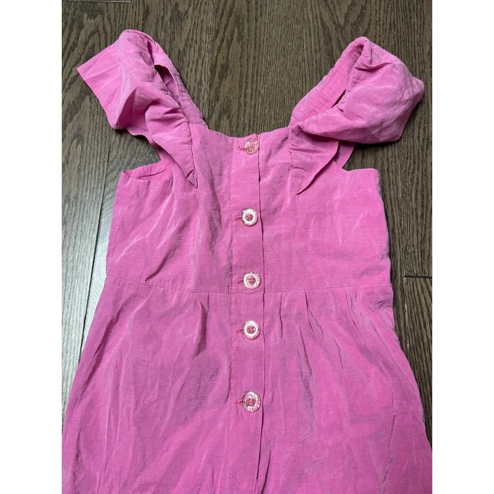 Zara girl pink jumpsuit size 9 - Picture 4 of 5